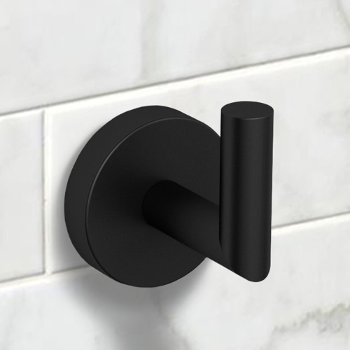 Bathroom Hook, Matte Black Nameeks NNBL0028